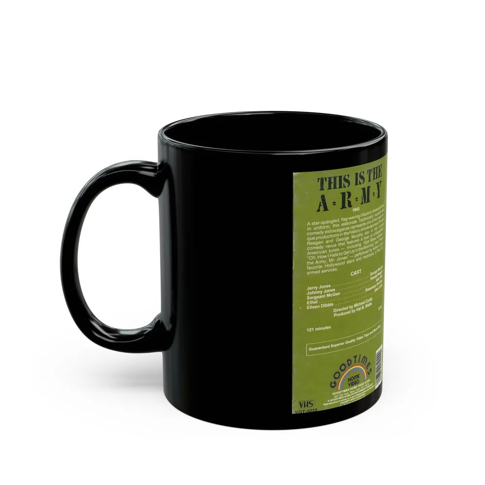 THIS IS THE ARMY (VHS COVER) - Black Coffee Mug-Go Mug Yourself