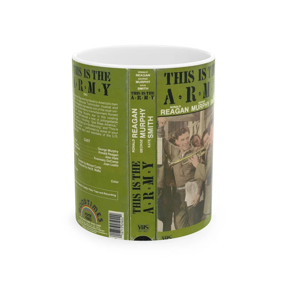 THIS IS THE ARMY (VHS COVER) - White Coffee Mug-11oz-Go Mug Yourself