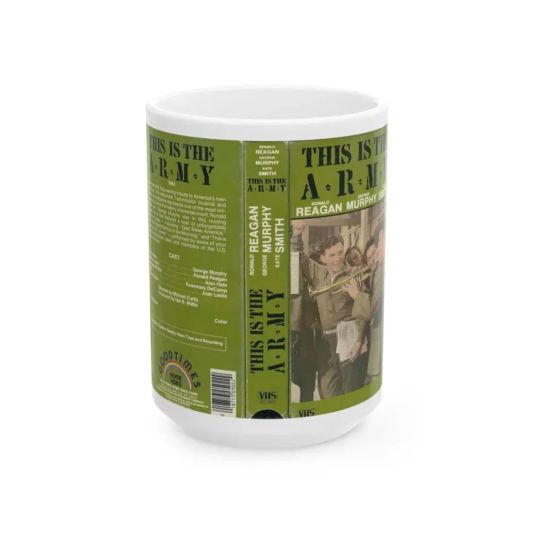 THIS IS THE ARMY (VHS COVER) - White Coffee Mug 15oz - Go Mug Yourself