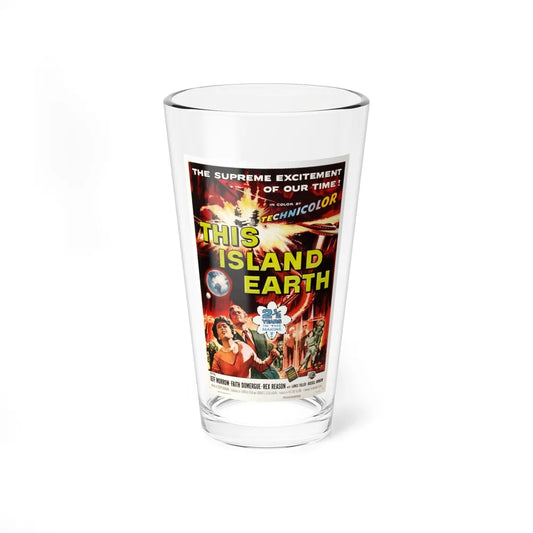 THIS ISLAND EARTH 1955 Movie Poster - Pint Glass 16oz-16oz-Go Mug Yourself