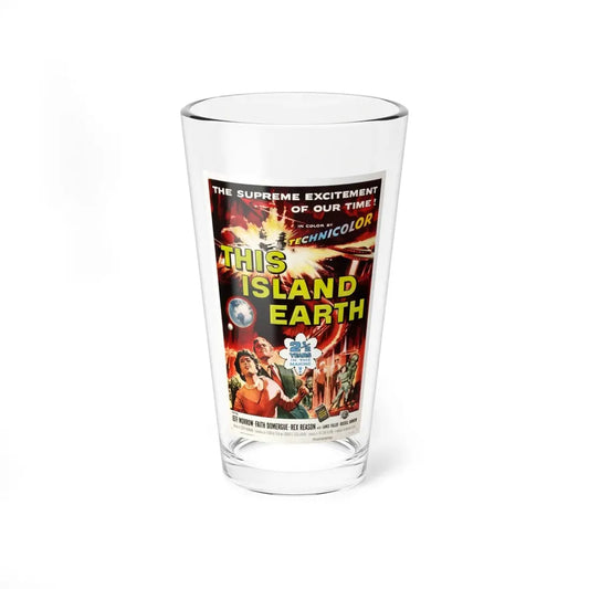 THIS ISLAND EARTH 1955 Movie Poster - Pint Glass 16oz 16oz - Go Mug Yourself