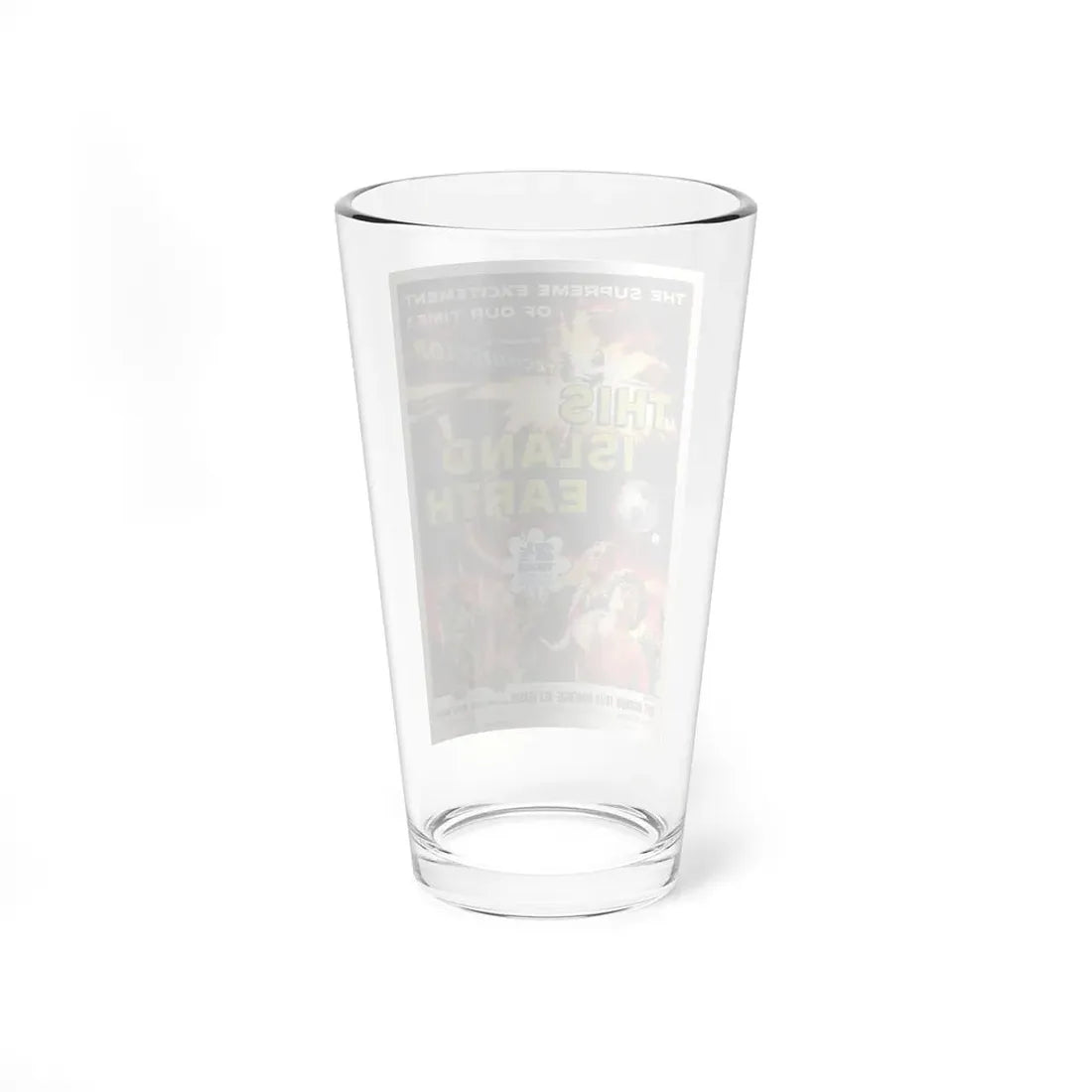 THIS ISLAND EARTH 1955 Movie Poster - Pint Glass 16oz - Go Mug Yourself