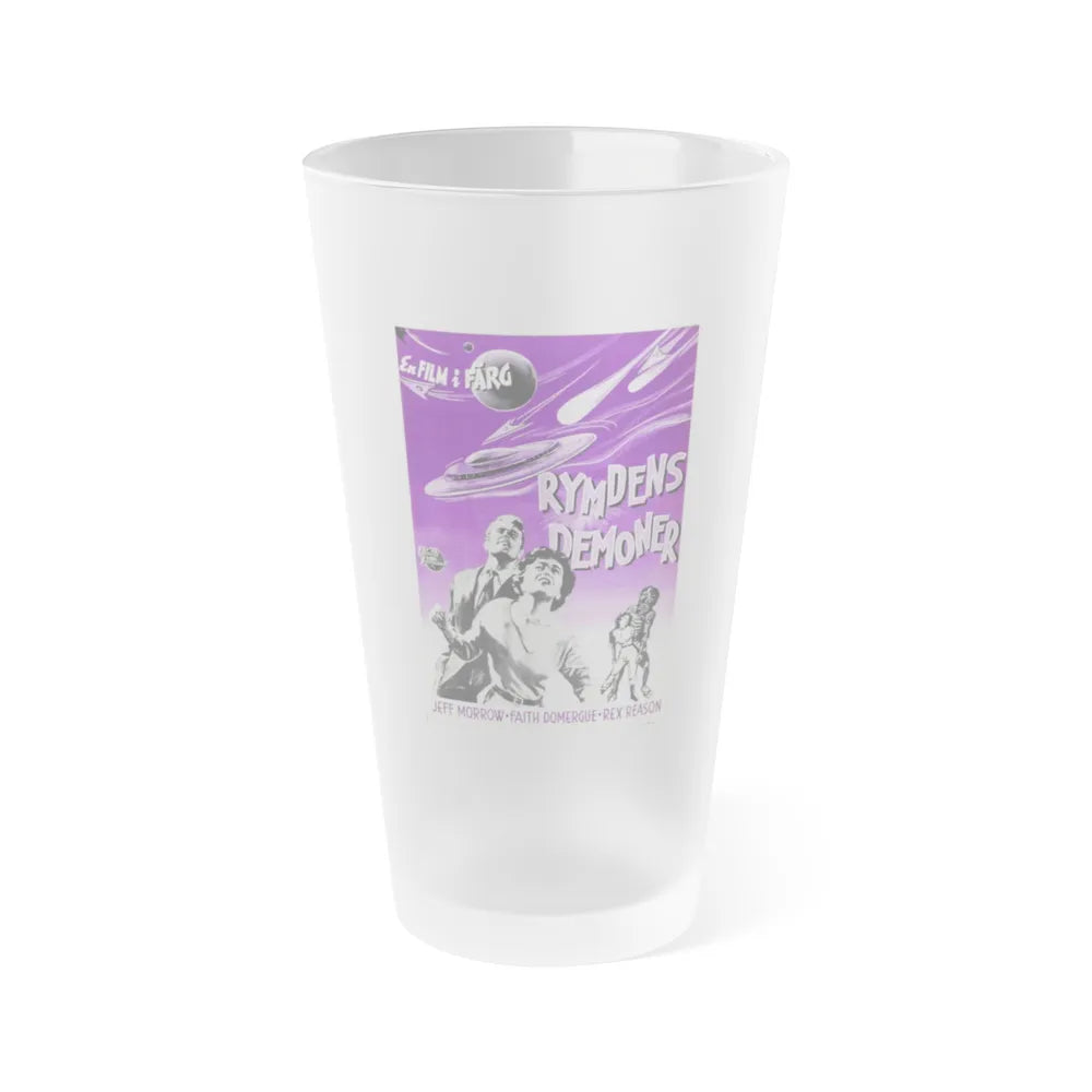 THIS ISLAND EARTH (5) 1955 Movie Poster - Frosted Pint Glass 16oz-16oz-Frosted-Go Mug Yourself