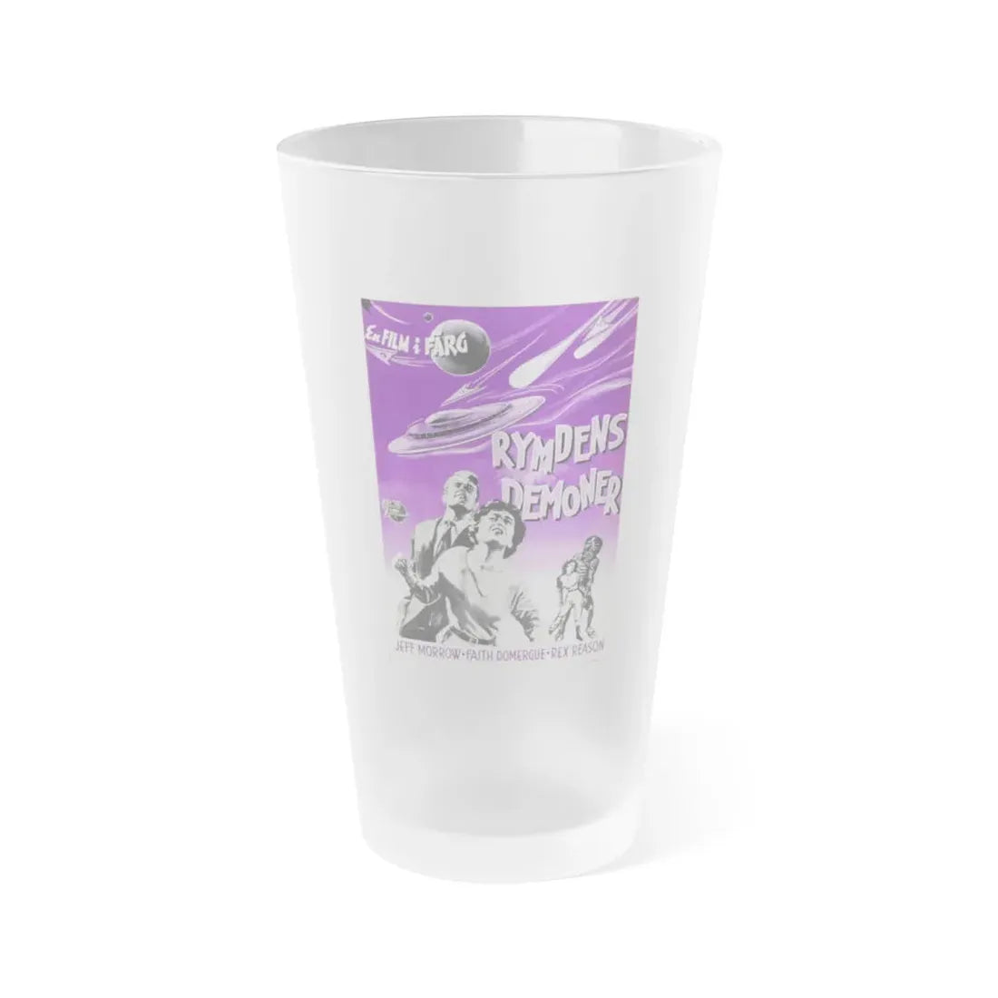 THIS ISLAND EARTH (5) 1955 Movie Poster - Frosted Pint Glass 16oz 16oz Frosted - Go Mug Yourself