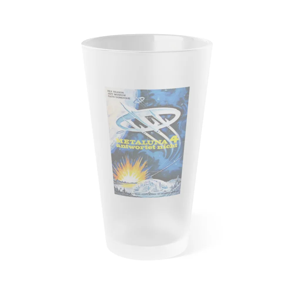 THIS ISLAND EARTH (GERMAN 2) 1955 Movie Poster - Frosted Pint Glass 16oz-16oz-Frosted-Go Mug Yourself