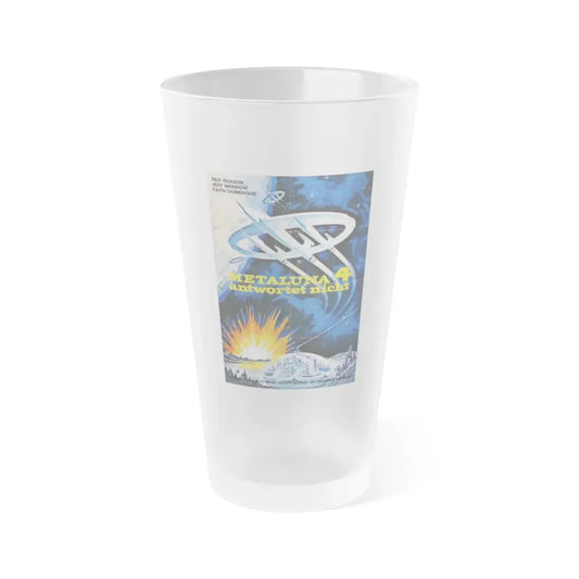 THIS ISLAND EARTH (GERMAN 2) 1955 Movie Poster - Frosted Pint Glass 16oz 16oz Frosted - Go Mug Yourself
