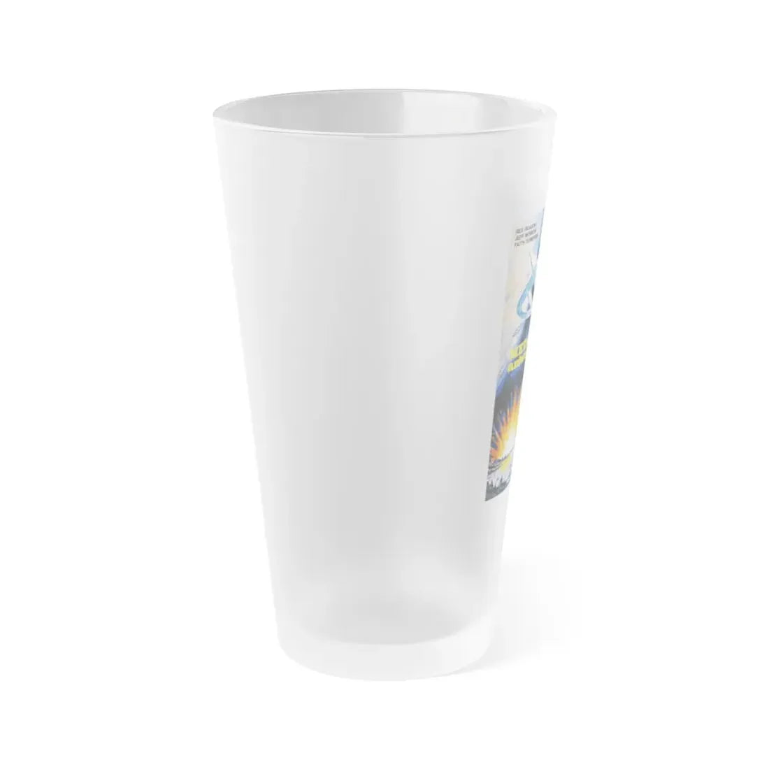 THIS ISLAND EARTH (GERMAN 2) 1955 Movie Poster - Frosted Pint Glass 16oz - Go Mug Yourself