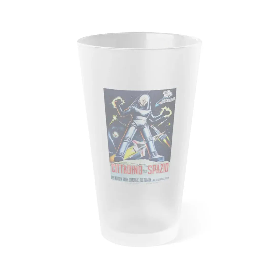 THIS ISLAND EARTH (ITALIAN) 1955 Movie Poster - Frosted Pint Glass 16oz 16oz Frosted - Go Mug Yourself