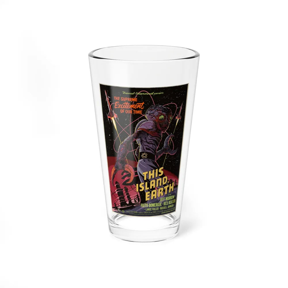 THIS ISLAND EARTH (MONDO) 1955 Movie Poster - Pint Glass 16oz-16oz-Go Mug Yourself