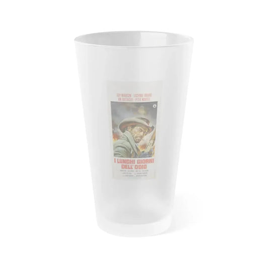 THIS MAN CAN'T DIE 1968 Movie Poster - Frosted Pint Glass 16oz 16oz Frosted - Go Mug Yourself