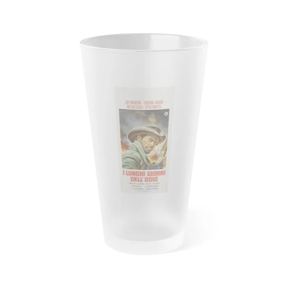 THIS MAN CAN'T DIE 1968 Movie Poster - Frosted Pint Glass 16oz-16oz-Frosted-Go Mug Yourself