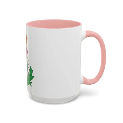 Thistle Royal Badge of Scotland - Accent Coffee Mug - Go Mug Yourself