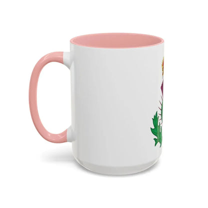 Thistle Royal Badge of Scotland - Accent Coffee Mug - Go Mug Yourself
