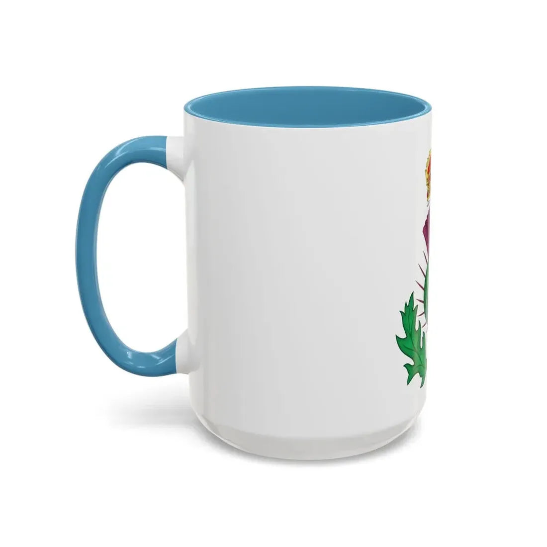Thistle Royal Badge of Scotland - Accent Coffee Mug - Go Mug Yourself
