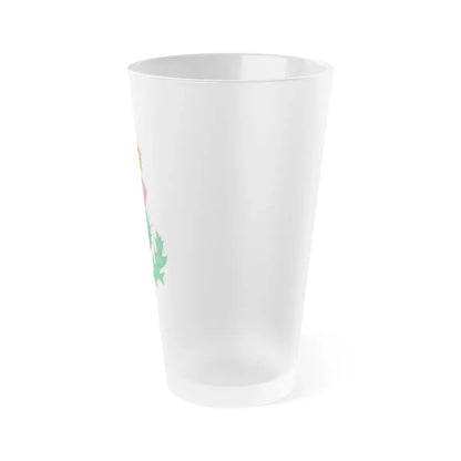 Thistle Royal Badge of Scotland - Frosted Pint Glass 16oz - Go Mug Yourself
