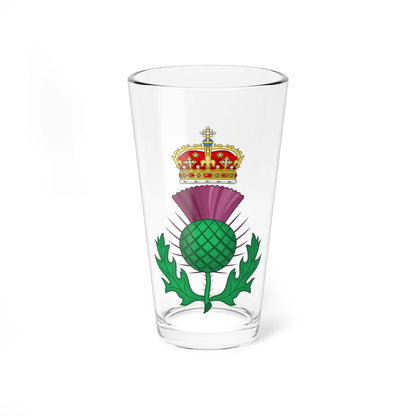 Thistle Royal Badge of Scotland (Scotland) (Coat of Arms) Pint Glass 16oz 16oz - Go Mug Yourself