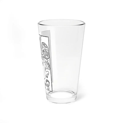 Thomas Bateman arms (England) (Coat of Arms) Pint Glass 16oz - Go Mug Yourself