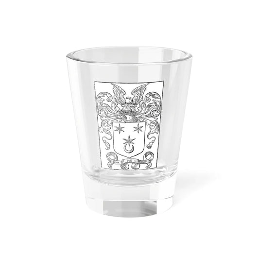 Thomas Bateman arms (England) (Coat of Arms) Shot Glass 1.5oz 1.5oz - Go Mug Yourself