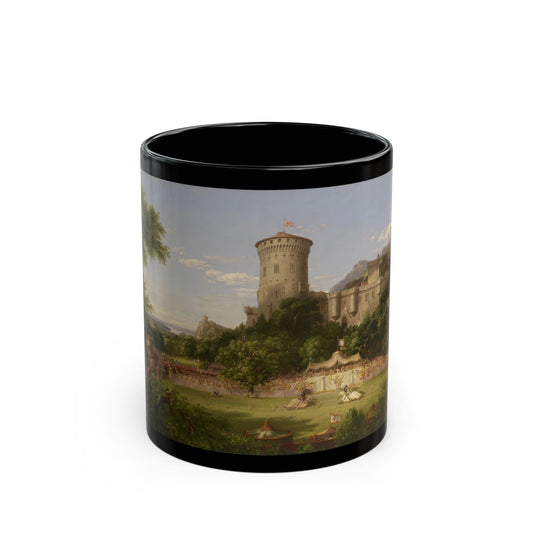 Thomas Cole (1801-1848) The past - 1838 - Black Coffee Mug-11oz-Go Mug Yourself