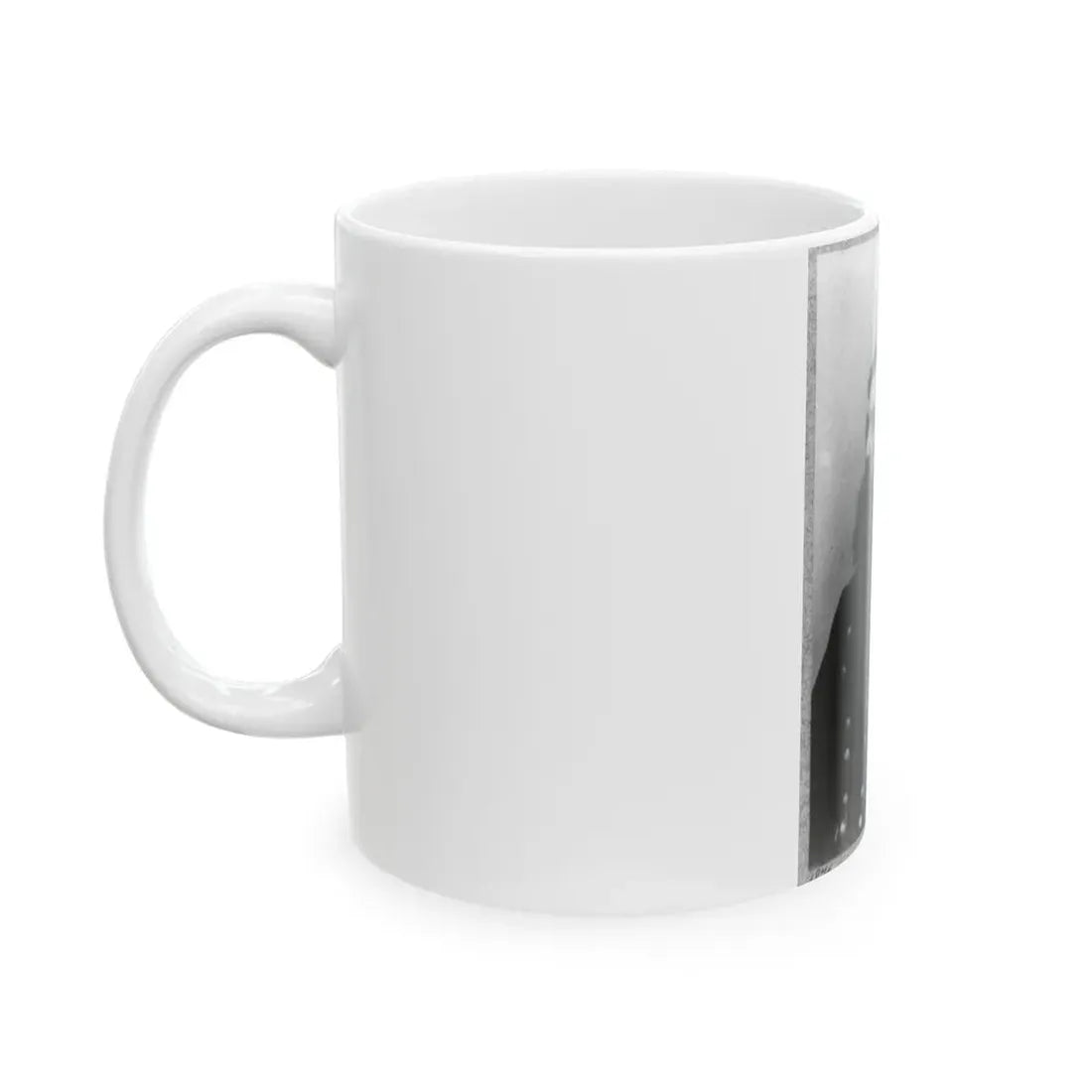 Thomas K. Smith, Half-Length Portrait, Facing Left (U.S. Civil War) White Coffee Mug - Go Mug Yourself