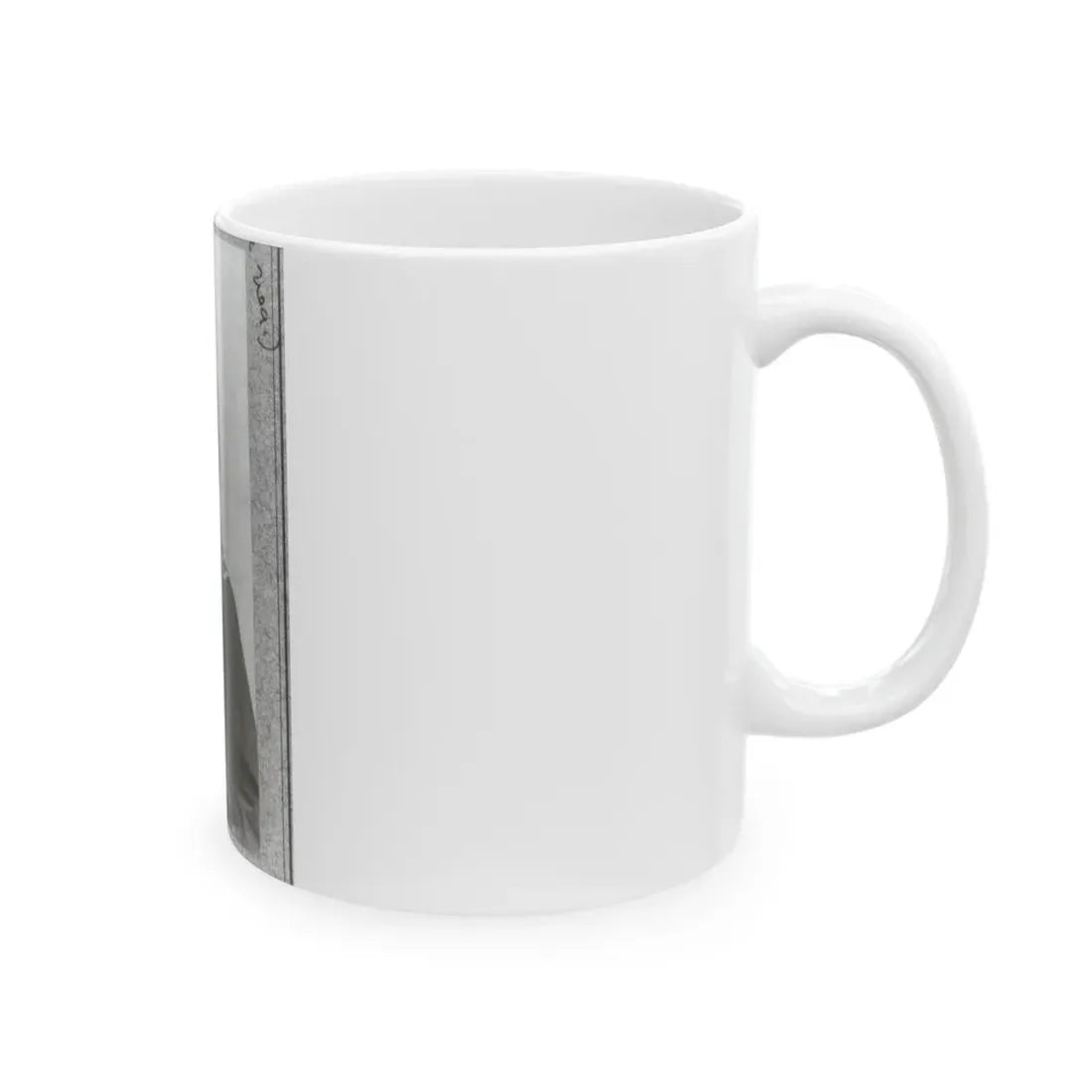 Thomas K. Smith, Half-Length Portrait, Facing Left (U.S. Civil War) White Coffee Mug - Go Mug Yourself