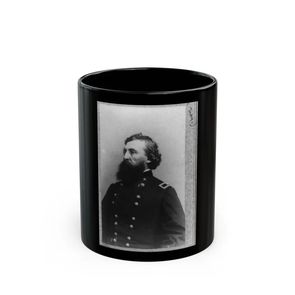 Thomas K. Smith, Half-Length Portrait, Facing Left (U.S. Civil War) Black Coffee Mug-11oz-Go Mug Yourself