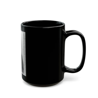 Thomas K. Smith, Half-Length Portrait, Facing Left (U.S. Civil War) Black Coffee Mug-Go Mug Yourself