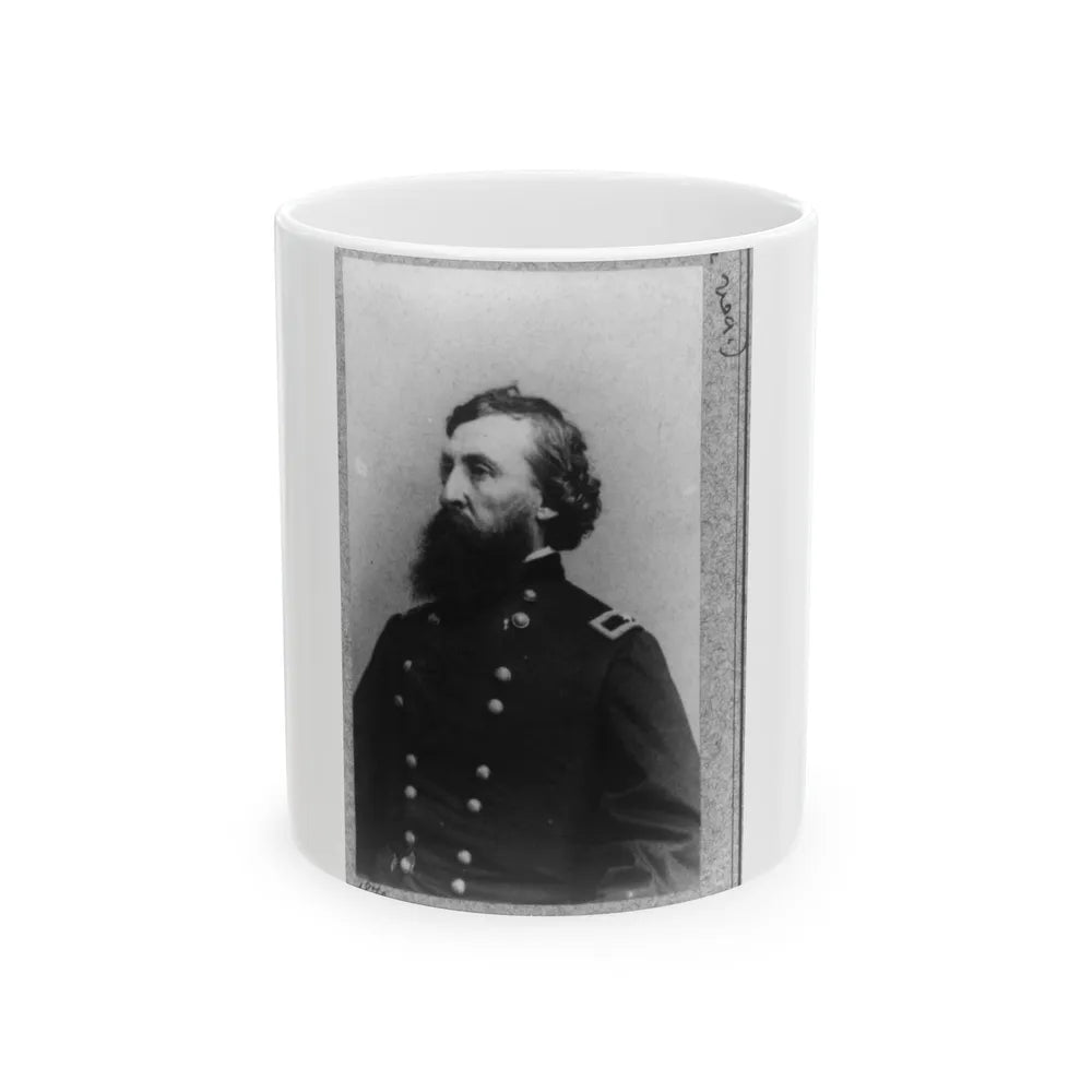 Thomas K. Smith, Half-Length Portrait, Facing Left (U.S. Civil War) White Coffee Mug-11oz-Go Mug Yourself