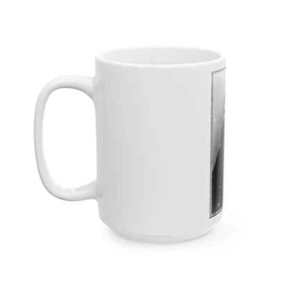 Thomas K. Smith, Half-Length Portrait, Facing Left (U.S. Civil War) White Coffee Mug-Go Mug Yourself