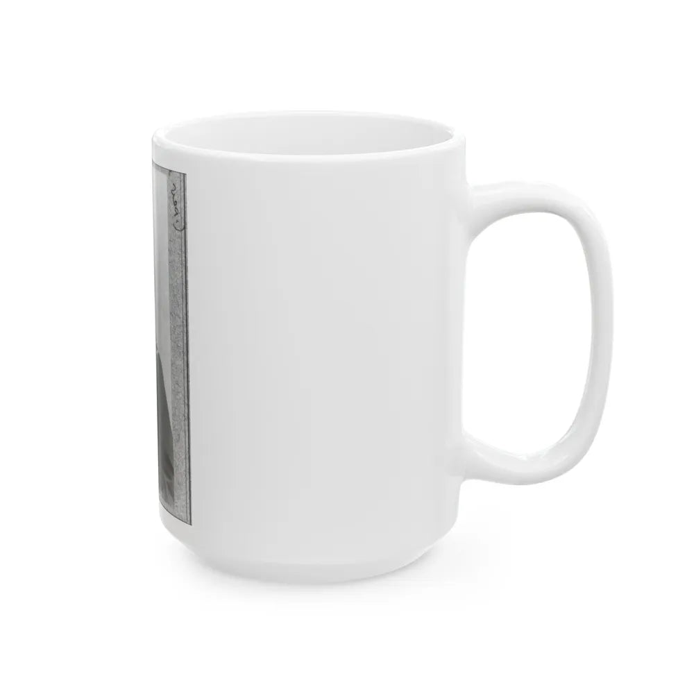 Thomas K. Smith, Half-Length Portrait, Facing Left (U.S. Civil War) White Coffee Mug-Go Mug Yourself