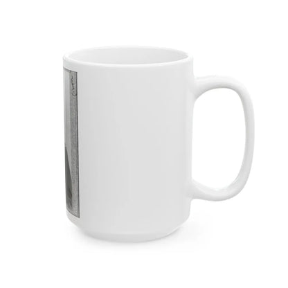 Thomas K. Smith, Half-Length Portrait, Facing Left (U.S. Civil War) White Coffee Mug-Go Mug Yourself