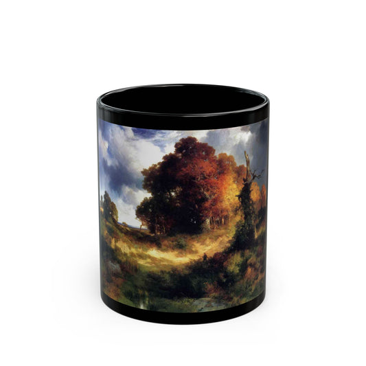 Thomas Moran (1837-1926) autumn - c1893-1897 - Black Coffee Mug-11oz-Go Mug Yourself