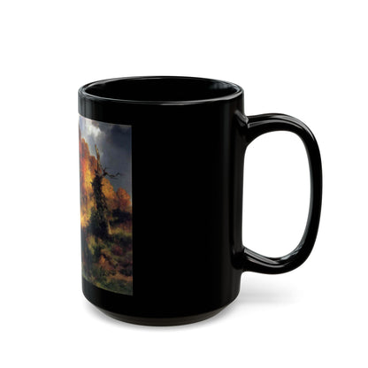 Thomas Moran (1837-1926) autumn - c1893-1897 - Black Coffee Mug-Go Mug Yourself