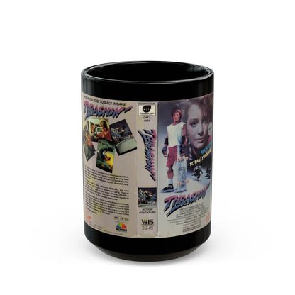 THRASHIN KONICA (VHS COVER) - Black Coffee Mug-15oz-Go Mug Yourself