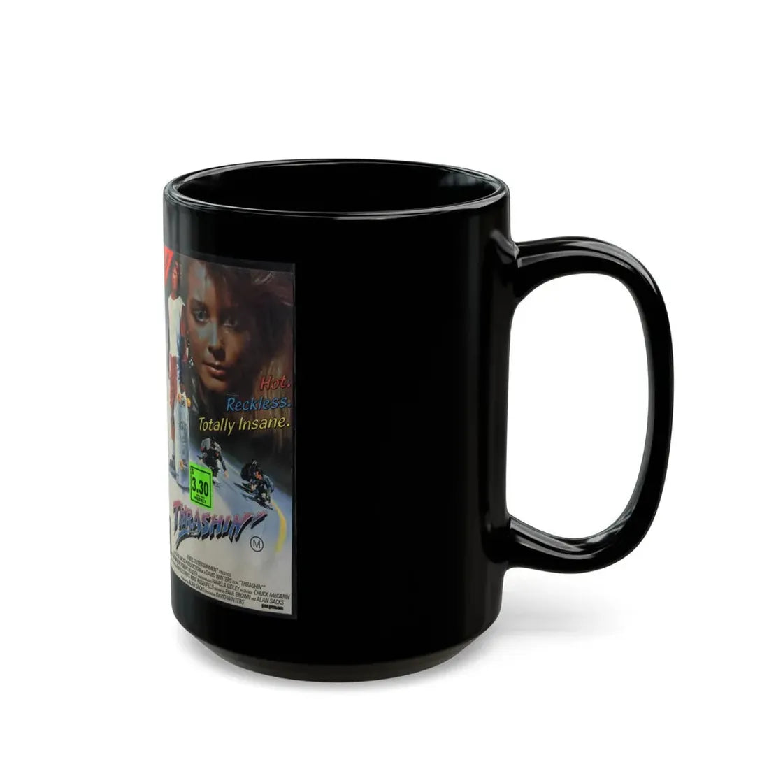 THRASHIN (VHS COVER) - Black Coffee Mug - Go Mug Yourself