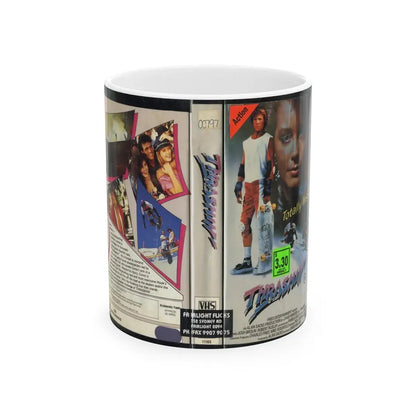 THRASHIN (VHS COVER) - White Coffee Mug 11oz - Go Mug Yourself
