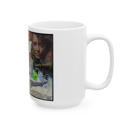 THRASHIN (VHS COVER) - White Coffee Mug-Go Mug Yourself