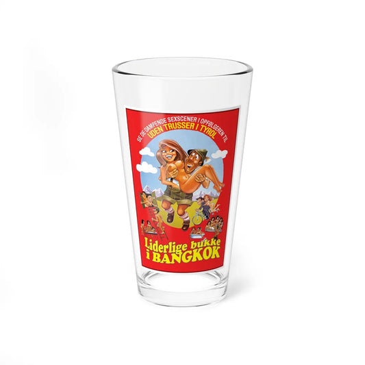 THREE BAVARIANS IN BANGKOK 1976 Movie Poster - Pint Glass 16oz-16oz-Go Mug Yourself