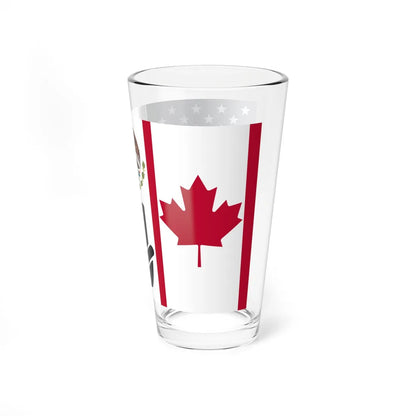 Three Finger Salute Flag Canada Mexico and the United States (Canada) Pint Glass 16oz - Go Mug Yourself
