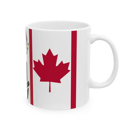 Three Finger Salute Flag Canada Mexico and the United States (Mexico) White Coffee Mug - Go Mug Yourself