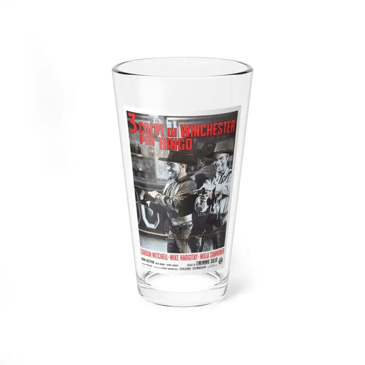 THREE GRAVES FOR A WINCHESTER 1966 Movie Poster - Pint Glass 16oz 16oz - Go Mug Yourself