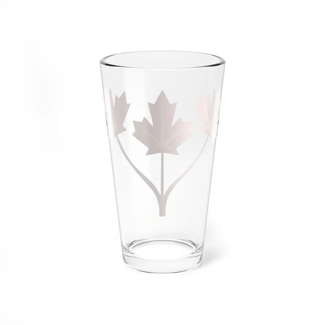 Three maple leaves of Canada (Canada) (Coat of Arms) Pint Glass 16oz - Go Mug Yourself