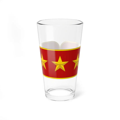 Three star rank Tatmadaw (Myanmar) (Military Rank) Pint Glass 16oz 16oz - Go Mug Yourself