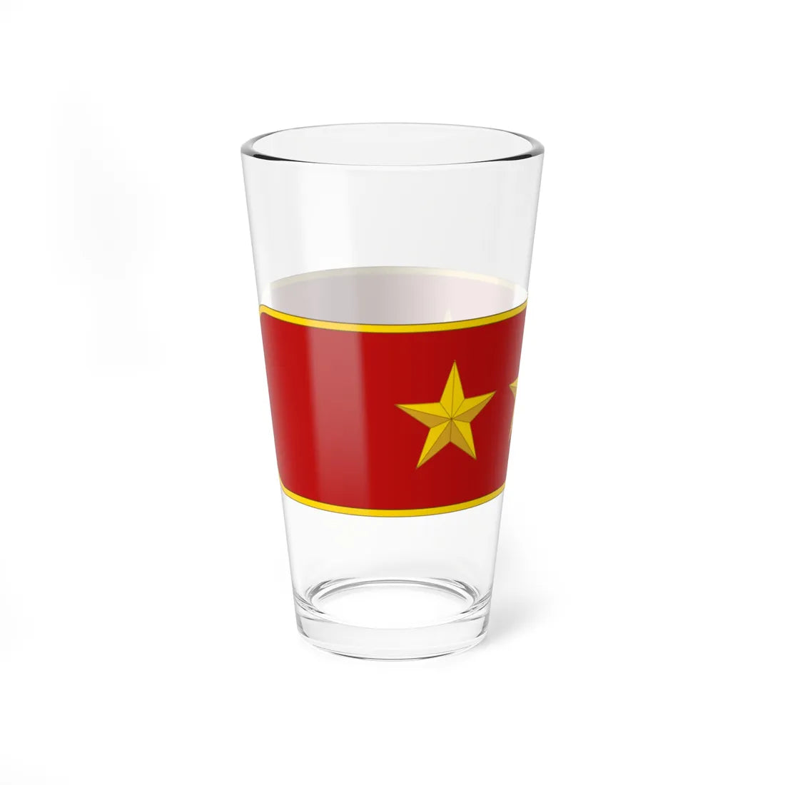 Three star rank Tatmadaw (Myanmar) (Military Rank) Pint Glass 16oz - Go Mug Yourself