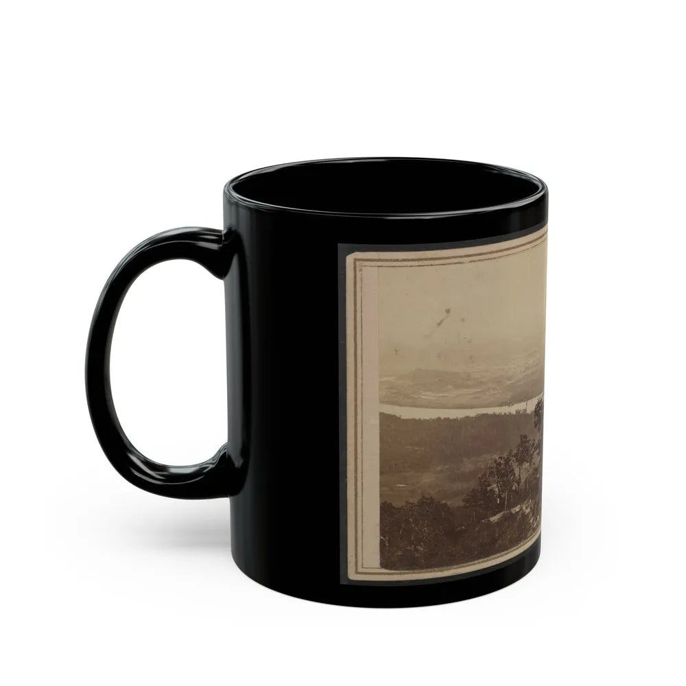 Three Unidentified Soldiers At Point Lookout, Tennessee (U.S. Civil War) Black Coffee Mug-Go Mug Yourself