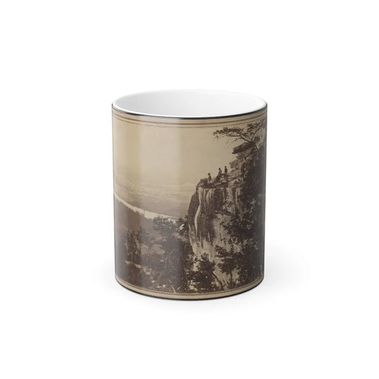 Three Unidentified Soldiers at Point Lookout, Tennessee (U.S. Civil War) Color Changing Coffee Mug 11oz-11oz-Go Mug Yourself