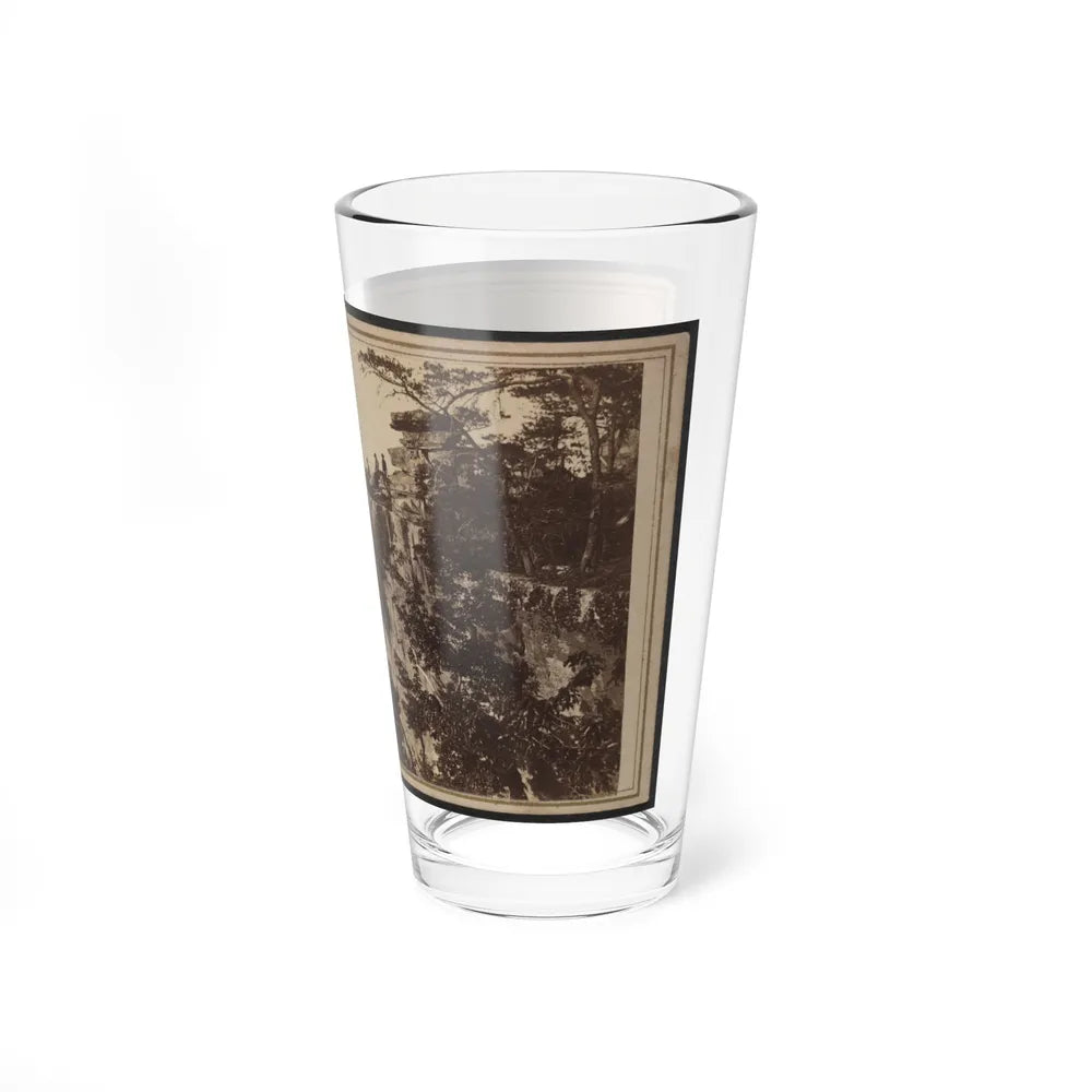 Three Unidentified Soldiers At Point Lookout, Tennessee (U.S. Civil War) Pint Glass 16oz-Go Mug Yourself