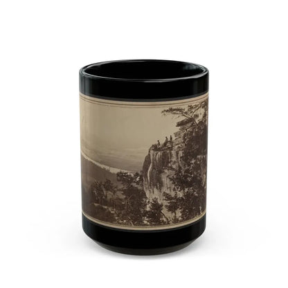 Three Unidentified Soldiers At Point Lookout, Tennessee (U.S. Civil War) Black Coffee Mug 15oz - Go Mug Yourself