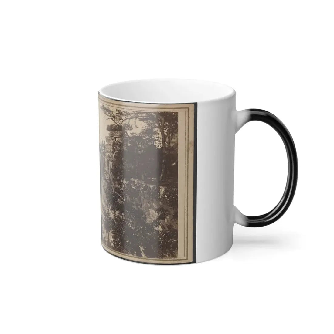 Three Unidentified Soldiers at Point Lookout, Tennessee (U.S. Civil War) Color Changing Coffee Mug 11oz - Go Mug Yourself