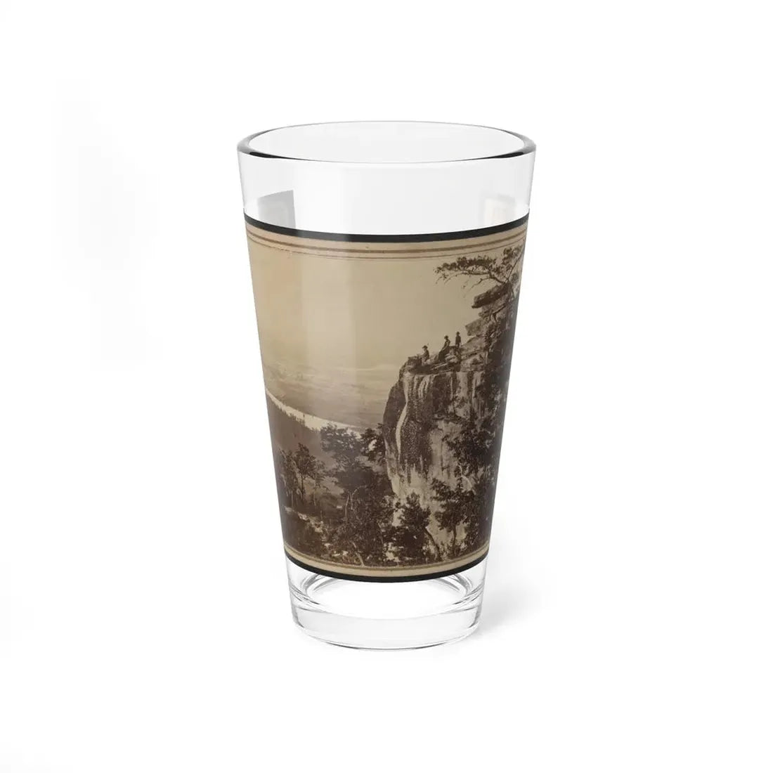 Three Unidentified Soldiers At Point Lookout, Tennessee (U.S. Civil War) Pint Glass 16oz 16oz - Go Mug Yourself